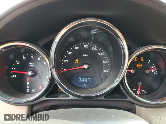 2012 Cadillac CTS Performance with VIN 1G6DJ5E34C0138842, listed as a Copart auction lot 77975404 with 120,883 mi miles and Salvage Title. Bid and sale history available at DreamBid. Image 9.