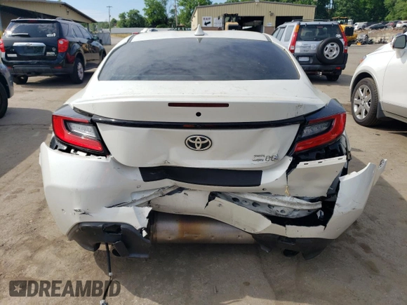 2022 Toyota GR86 with VIN JF1ZNBC13N8754114, listed as a Copart auction lot 57199954 with 20,758 mi miles and Salvage Title. Bid and sale history available at carsss.com. Image 6.