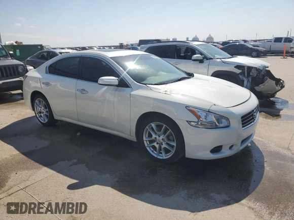 2013 Nissan Maxima SV with VIN 1N4AA5AP9DC831694, listed as a Copart auction lot 52857515 with 131,286 mi miles and Salvage Title. Bid and sale history available at DreamBid. Image 4.
