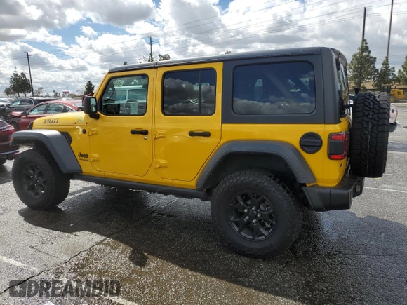 2020 Jeep Wrangler Unlimited Sport with VIN 1C4HJXDM2LW289101, listed as a Copart auction lot 48896365 with 52,536 mi miles and Salvage title. Bid and sale history available at DreamBid. Image 2.