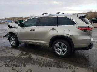 2016 Toyota Highlander Hybrid Limited with VIN 5TDDCRFH2GS019375, listed as a Copart auction lot 40628194 with 76,003 mi miles. Bid and sale history available at carsss.com. Image 2.