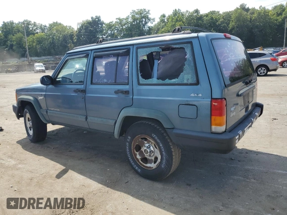 1997 Jeep Cherokee Sport with VIN 1J4FJ68S4VL607745, listed as a Copart auction lot 67521394 with 143,814 mi miles and Clean Title. Bid and sale history available at carsss.com. Image 2.