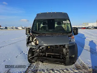 2020 Ram ProMaster Cargo with VIN 3C6URVJG8LE108532, listed as a Copart auction lot 51551915 with 44,392 mi miles and Salvage Title. Bid and sale history available at carsss.com. Image 5.