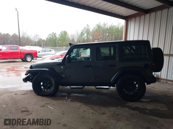 2020 Jeep Wrangler Unlimited Sport S z VIN 1C4HJXDG1LW103364, wystawiony jako IAAI lot #41541954 z przebiegiem 57 735 mil mil oraz . Historia ofert i sprzedaży dostępna na DreamBid. Obrazek 14.