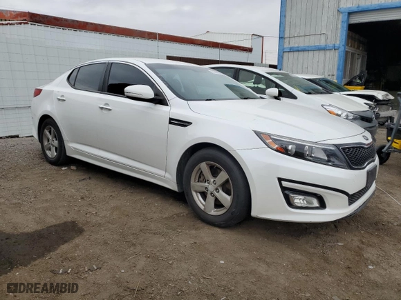 2015 Kia Optima LX with VIN KNAGM4A77F5644514, listed as a Copart auction lot 51064405 with 154,053 mi miles and Salvage Title. Bid and sale history available at carsss.com. Image 4.