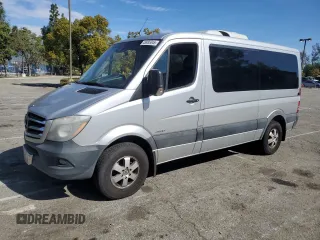 2014 Mercedes-Benz Sprinter Passenger with VIN WDZPE7DC3E5844573, listed as a Copart auction lot 45985045 with Not Provided miles and Salvage Title. Bid and sale history available at carsss.com. Image 1.