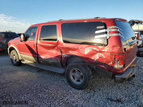 2005 Ford Excursion Eddie Bauer with VIN 1FMNU45S35EB83170, listed as a Copart auction lot 82927913 with 0 mi miles and Salvage Title. Bid and sale history available at carsss.com. Image 2.