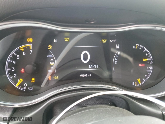 2019 Jeep Grand Cherokee Trailhawk with VIN 1C4RJFLT1KC640958, listed as a Copart auction lot 47640714 with 40,393 mi miles. Bid and sale history available at carsss.com. Image 9.