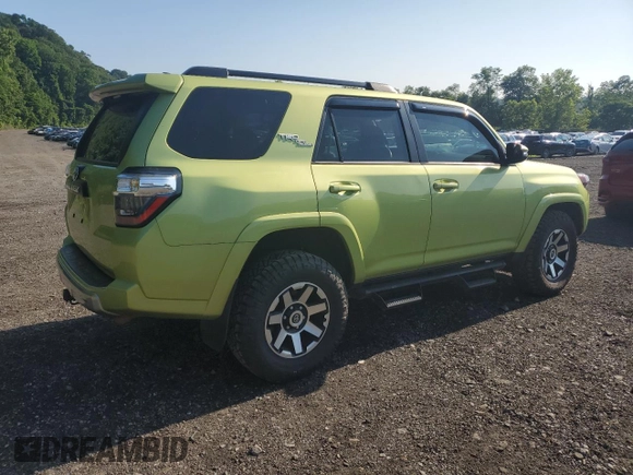 2023 Toyota 4Runner TRD Off Road Premium with VIN JTERU5JR1P6098738, listed as a Copart auction lot 65277235 with 56,392 mi miles and Salvage title. Bid and sale history available at DreamBid. Image 3.