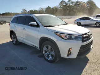 2018 Toyota Highlander Limited with VIN 5TDYZRFH3JS237171, listed as a Copart auction lot 50237545 with 107,256 mi miles and Salvage title. Bid and sale history available at DreamBid. Image 4.
