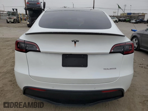 2022 Tesla Model Y Performance с VIN 7SAYGDEFXNF384268, выставлен на аукционе Copart как лот 60141005 с пробегом Не указан миль и Списание • Salvage title. История ставок и продаж доступна на DreamBid. Изображение 6.