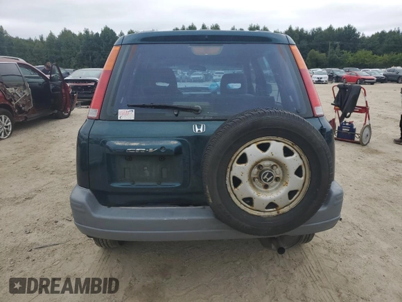 1998 Honda CR-V EX with VIN JHLRD1860WC065953, listed as a Copart auction lot 71835904 with 287,437 mi miles and Salvage Title. Bid and sale history available at carsss.com. Image 6.