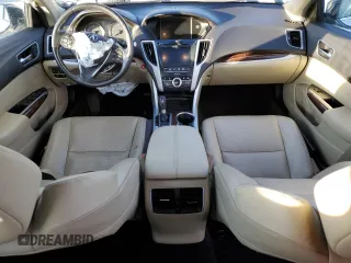 2020 Acura TLX w/Technology Pkg with VIN 19UUB1F58LA009856, listed as a Copart auction lot 89148575 with 0 mi miles and Salvage Title. Bid and sale history available at carsss.com. Image 8.