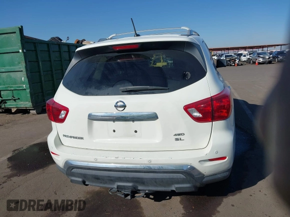 2018 Nissan Pathfinder SV z VIN 5N1DR2MM0JC606426, wystawiony jako IAAI lot #41377783 z przebiegiem 173 419 mil mil oraz . Historia ofert i sprzedaży dostępna na DreamBid. Obrazek 16.