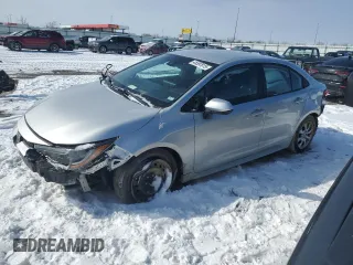 2021 Toyota Corolla LE with VIN 5YFEPMAE4MP165435, listed as a Copart auction lot 45597615 with 86,922 mi miles and Salvage Title. Bid and sale history available at carsss.com. Image 1.