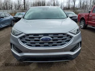 2022 Ford Edge Titanium with VIN 2FMPK4K97NBB07916, listed as a Copart auction lot 52019925 with 0 mi miles and Salvage Title. Bid and sale history available at carsss.com. Image 5.