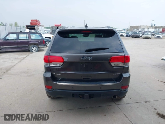 2017 Jeep Grand Cherokee Limited with VIN 1C4RJFBG5HC836740, listed as a IAAI auction lot 42370107 with 107,609 mi miles and . Bid and sale history available at DreamBid. Image 16.