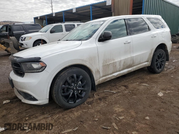 2020 Dodge Durango SXT Plus with VIN 1C4RDJAG6LC215415, listed as a Copart auction lot 43016165 with 92,248 mi miles and Salvage Title. Bid and sale history available at DreamBid. Image 1.