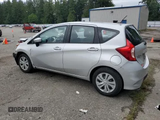 2018 Nissan Note SV с VIN 3N1CE2CP5JL355997, выставлен на аукционе Copart как лот 58997815 с пробегом Не указан миль и Списание • Salvage title. История ставок и продаж доступна на DreamBid. Изображение 2.