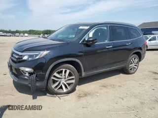 2018 Honda Pilot Elite with VIN 5FNYF6H02JB064813, listed as a Copart auction lot 57975775 with 85,236 mi miles and Salvage title. Bid and sale history available at DreamBid. Image 1.