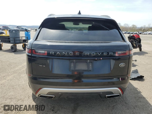2019 Land Rover Range Rover Velar with VIN SALYM2EVXKA218685, listed as a Copart auction lot 51198295 with 85,738 mi miles and Salvage title. Bid and sale history available at DreamBid. Image 6.