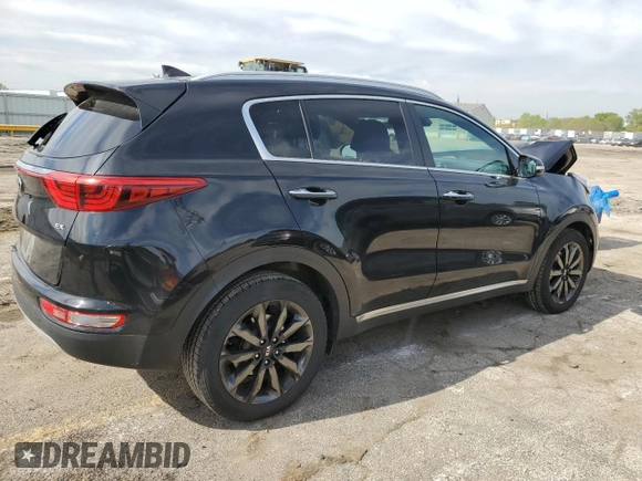2018 Kia Sportage EX with VIN KNDPN3AC9J7398389, listed as a Copart auction lot 55902125 with 154,786 mi miles and Salvage title. Bid and sale history available at DreamBid. Image 3.