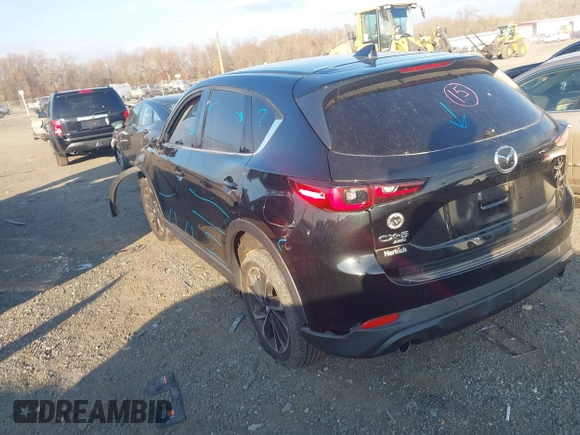 2022 Mazda CX-5 2.5 S Premium Package with VIN JM3KFBDM1N1537243, listed as a IAAI auction lot 40871911 with 77,725 mi miles. Bid and sale history available at carsss.com. Image 3.
