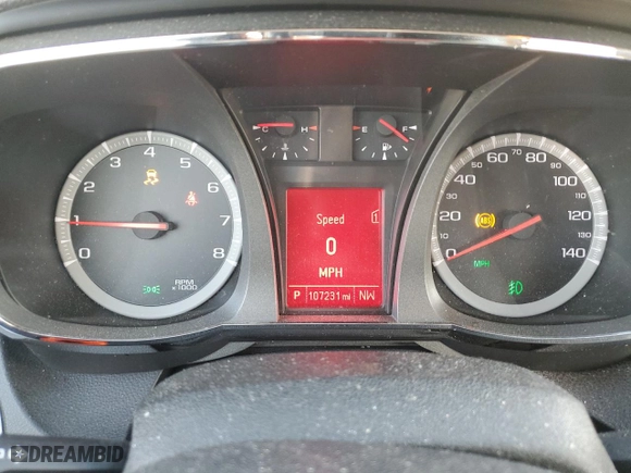 2012 GMC Terrain SLE-1 with VIN 2GKFLREKXC6329711, listed as a Copart auction lot 44623835 with 107,231 mi miles and Salvage Title. Bid and sale history available at carsss.com. Image 9.