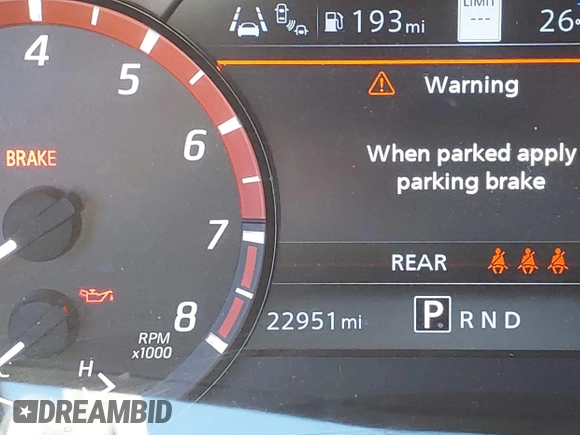 2023 Nissan Frontier SV with VIN 1N6ED1EK9PN655617, listed as a IAAI auction lot 41631837 with 70,000 mi miles and . Bid and sale history available at DreamBid. Image 16.