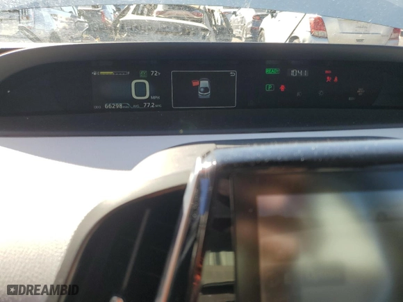 2020 Toyota Prius Prime LE with VIN JTDKARFP6L3148994, listed as a Copart auction lot 47319565 with 66,298 mi miles and Salvage Title. Bid and sale history available at carsss.com. Image 9.