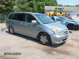 2007 Honda Odyssey EX-L z VIN 5FNRL38757B029782, wystawiony jako IAAI lot #42467080 z przebiegiem 271 999 mil mil oraz . Historia ofert i sprzedaży dostępna na DreamBid. Obrazek 1.