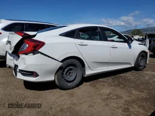 2018 Honda Civic Sedan LX with VIN 2HGFC2F59JH531017, listed as a Copart auction lot 49649905 with 90,252 mi miles and Salvage Title. Bid and sale history available at carsss.com. Image 3.