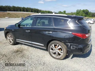 2014 Infiniti QX60 Hybrid with VIN 5N1CL0MM3EC515285, listed as a Copart auction lot 55140855 with 156,880 mi miles and Salvage Title. Bid and sale history available at DreamBid. Image 2.