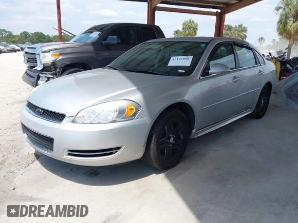 2012 Chevrolet Impala LT Fleet with VIN 2G1WG5E36C1273290, listed as a IAAI auction lot 42106008 with 228,871 mi miles and . Bid and sale history available at DreamBid. Image 2.