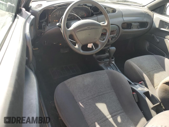 2001 Ford Escort ZX2 with VIN 3FAFP11301R195223, listed as a Copart auction lot 51478265 with 135,724 mi miles and Salvage Title. Bid and sale history available at carsss.com. Image 8.