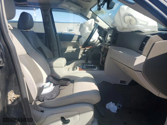 2007 Jeep Grand Cherokee Limited with VIN 1J8HR58P57C614549, listed as a Copart auction lot 48476745 with 0 mi miles and Salvage Title. Bid and sale history available at carsss.com. Image 7.