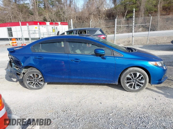 2015 Honda Civic EX with VIN 19XFB2F87FE040749, listed as a IAAI auction lot 41741707 with 67,790 mi miles and . Bid and sale history available at carsss.com. Image 13.