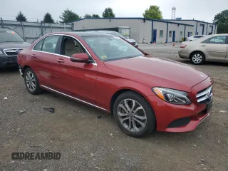 2017 Mercedes-Benz C 300 with VIN 55SWF4KB3HU224146, listed as a Copart auction lot 62603675 with 49,317 mi miles and Salvage title. Bid and sale history available at DreamBid. Image 4.