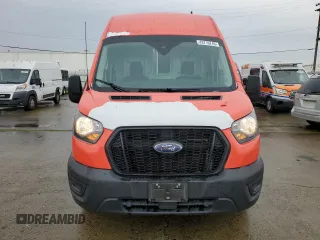 2022 Ford Transit Cargo with VIN 1FTBW3X89NKA31604, listed as a Copart auction lot 43710745 with 52,329 mi miles and Salvage title. Bid and sale history available at DreamBid. Image 5.