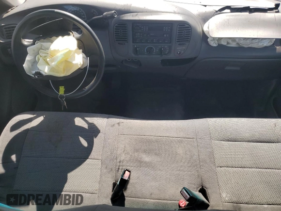 2004 Ford F-150 XL with VIN 2FTRX17W24CA52991, listed as a Copart auction lot 55853095 with 221,452 mi miles and Salvage title. Bid and sale history available at DreamBid. Image 8.