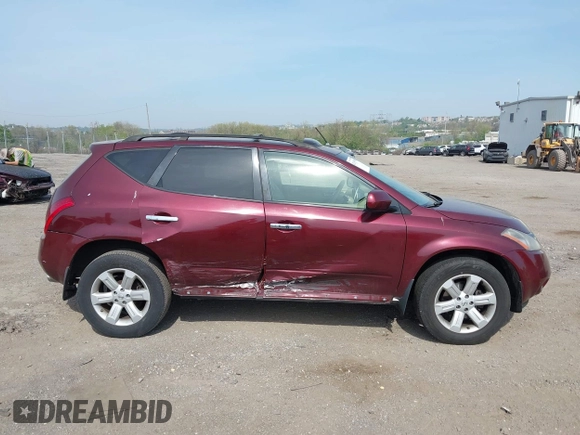 2007 Nissan Murano S with VIN JN8AZ08W77W662737, listed as a IAAI auction lot 42115990 with 98,755 mi miles and . Bid and sale history available at DreamBid. Image 13.