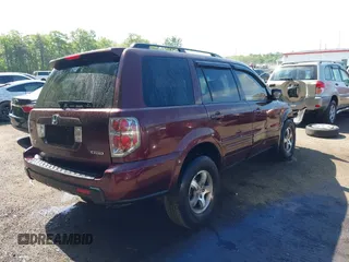 2007 Honda Pilot EX-L z VIN 2HKYF18547H532095, wystawiony jako IAAI lot #42172914 z przebiegiem 275 674 mil mil oraz . Historia ofert i sprzedaży dostępna na DreamBid. Obrazek 4.