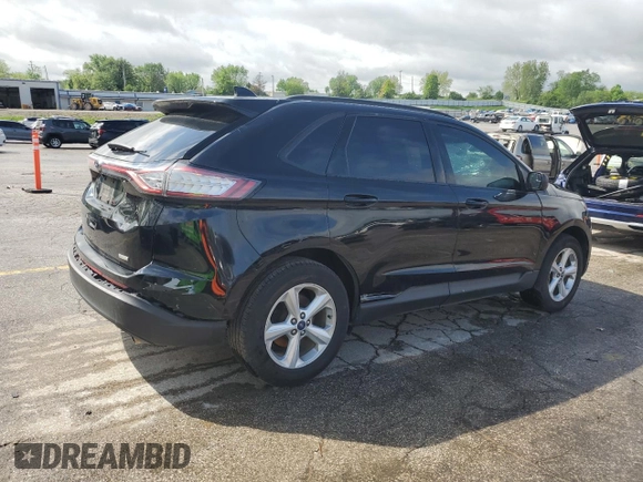 2016 Ford Edge SE with VIN 2FMPK3G98GBB11107, listed as a Copart auction lot 54983135 with 145,036 mi miles and Salvage title. Bid and sale history available at DreamBid. Image 3.