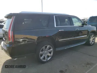 2015 Cadillac Escalade ESV Luxury z VIN 1GYS4SKJ9FR638468, wystawiony jako Copart lot #44035545 z przebiegiem 191 761 mil mil oraz Szkody całkowita. Historia ofert i sprzedaży dostępna na DreamBid. Obrazek 3.