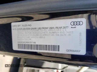 2019 Audi A6 Premium with VIN WAUK2AF2XKN101146, listed as a Copart auction lot 69984824 with 146,697 mi miles and Salvage Title. Bid and sale history available at carsss.com. Image 13.