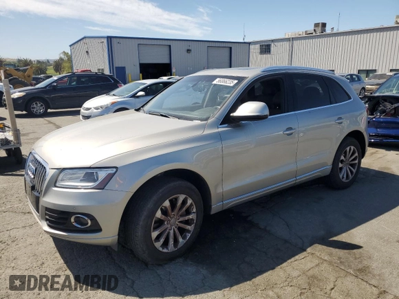 2014 Audi Q5 Premium Plus z VIN WA1LFAFPXEA004297, wystawiony jako Copart lot #56866235 z przebiegiem 90 785 mil mil oraz Szkoda całkowita • Salvage title. Historia ofert i sprzedaży dostępna na DreamBid. Obrazek 1.