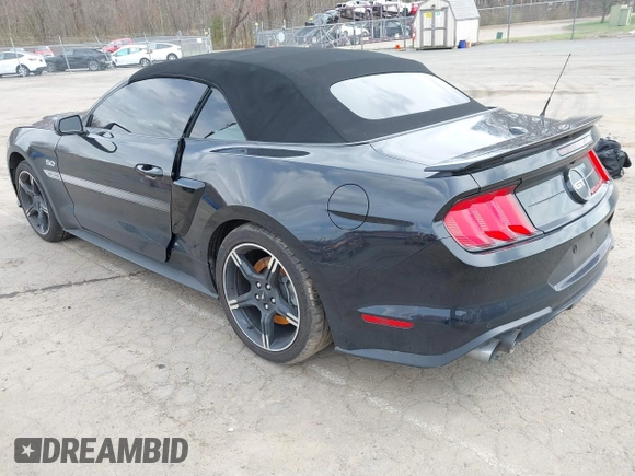 2021 Ford Mustang GT Premium with VIN 1FATP8FF4M5143096, listed as a IAAI auction lot 42013344 with 20,221 mi miles and . Bid and sale history available at DreamBid. Image 3.