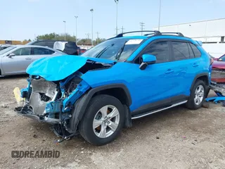 2021 Toyota RAV4 XLE with VIN 2T3W1RFV3MW164777, listed as a IAAI auction lot 41708032 with 76,854 mi miles. Bid and sale history available at carsss.com. Image 21.