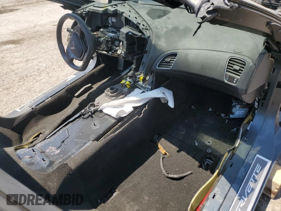 2019 Chevrolet Corvette Z06 2LZ with VIN 1G1YR2D69K5605670, listed as a Copart auction lot 62484644 with 0 mi miles and Non Repairable. Bid and sale history available at carsss.com. Image 8.