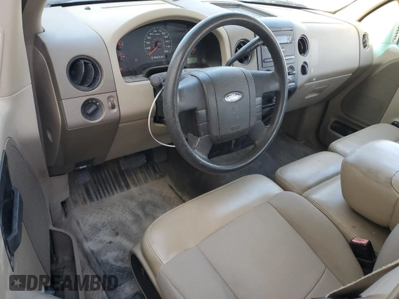 2007 Ford F-150 XL with VIN 1FTRF12W77KD54173, listed as a Copart auction lot 47970145 with 139,563 mi miles and Clean Title. Bid and sale history available at carsss.com. Image 8.